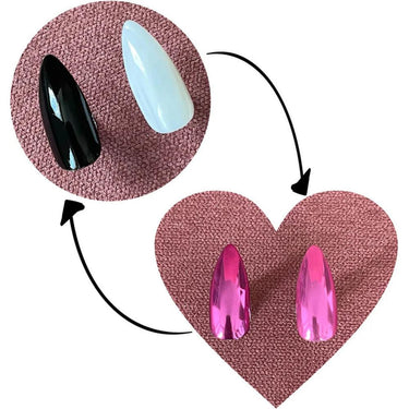 Mini Mani Moo! Chrome Powder - Hot Pink - .05 oz. (1.5 gr)