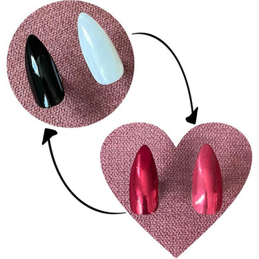 Mini Mani Moo! Chrome Powder - Red - .05 oz. (1.5 gr)