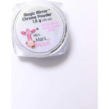 Mini Mani Moo! Chrome Powder - White - .05 oz. (1.5 gr)