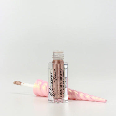 Mini Mani Moo! Unicorn Tears Liquid Chrome - Rose Gold / 0.1 oz.