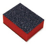 Mini Nail Buffer - Orange-Black 80/100 Grit / Pack of 30 Pieces - 1"x1.375"x0.5" Each