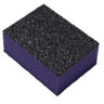 Mini Nail Buffer - Purple-Black 80/100 Grit / Case of 1,500 Pieces - 1"x1.375"x0.5" Each