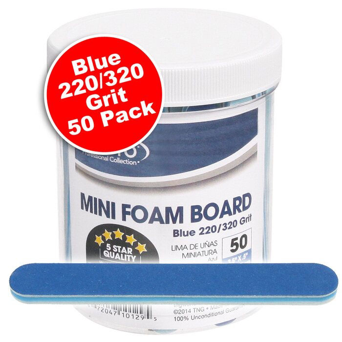 Basic Board File Miniature Foam Board File / Blue / 220/320 grit / 3 1/2