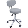 Mirha Technician Stool with Back / Grey by Meishida