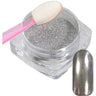 Mirror Chrome Nail Powder - Pigment for Brilliant Shine Effect - Moonbeam Silver - Each