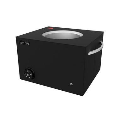 Miss Cire Large Black Matte Professional Hard Wax Warmer / 5 Lbs.