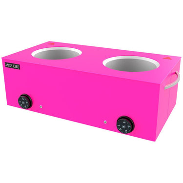 Miss Cire Large Double Neon Hot Pink Wax Warmer - 5 Lbs x 2 ( 10 Lbs. total)