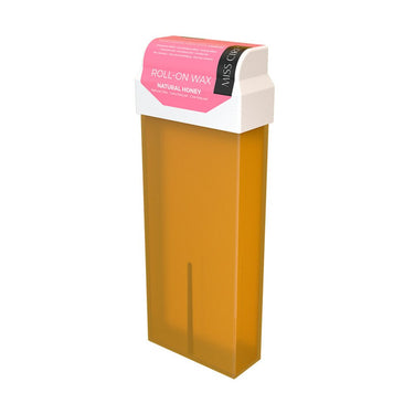 Miss Cire Natural Honey Roll-On Low Temperature Strip Wax / 110 grams - 3.7 oz. Cartridge / 24 Cartridge Case