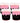 Miss Cire Pink Beads - Mademoiselle - Polymer Based Stripless Film Hard Wax / 1.85 lb. Bucket X 4 Buckets = 7.4 Lbs. Case