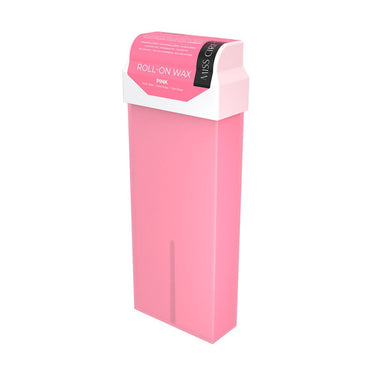 Miss Cire Pink Roll-On Low Temperature Strip Wax / 110 grams - 3.7 oz. Cartridge / 24 Cartridge Case