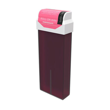 Miss Cire Pomegranate Roll-On Low Temperature Strip Wax / 110 grams - 3.7 oz. Cartridge / 24 Cartridge Case