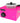 Miss Cire Small Hard Soft Wax Neon Hot Pink Wax Warmer - 14 oz.