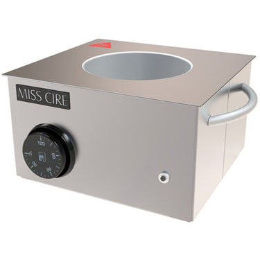 Miss Cire Small Hard-Soft Wax Stainless Steel Wax Warmer / 14 oz.