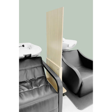Mobile Partition (Has Wheels) for Styling Stations & Back Wash with Choice of Laminates / 23.5" Wide X 69.75" High (5.8 Feet High)