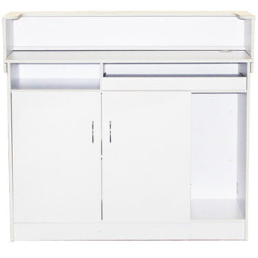 Mona Reception Counter - White by Deco Salon Furniture