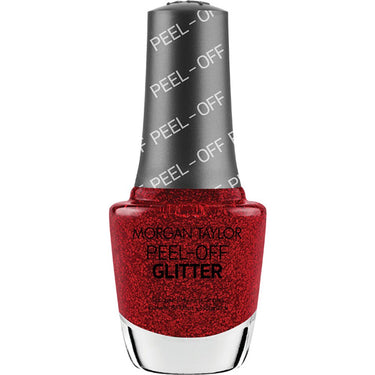 Morgan Taylor Nail Lacquer Peel-Off Glitter - Rare as Rubies