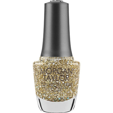 Morgan Taylor Professional Nail Lacquer - All That Glitters Is Gold / 0.5 fl. oz. - 15 mL.