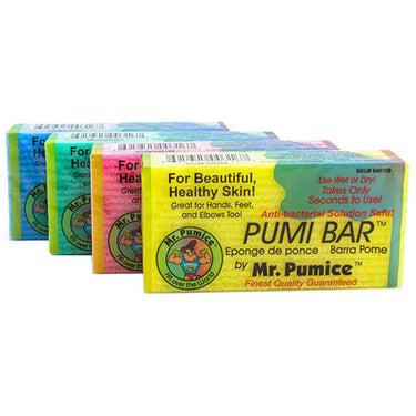 Mr. Pumice Pumi Bar / 24 Piece Display - Assorted Colors