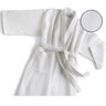 Multi Waffle Bathrobe / White by Boca Terry