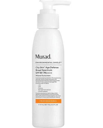 Murad - Environmental Shield: City Skin Age Defense Broad Spectrum SPF 50 - PA++++ / 4 fl. oz. - 117mL.