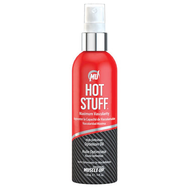 Muscle Up - Hot Stuff High Definition Optimizer Oil / 4 fl. oz. - 118 mL. by Pro Tan&reg; - #1 Competition Tanning Brand for Bodybuilders, Fitness Athletes, Bikini Models, and Everyone in Between