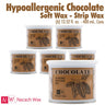 Nacach Wax - Hypoallergenic Chocolate Soft Wax - Strip Wax / (6) 13.52 fl. oz. - 400 mL. Cans