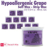 Nacach Wax - Hypoallergenic Grape Soft Wax - Strip Wax / (12) 13.52 fl. oz. - 400 mL. Cans