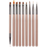 Nail Art Brush Set / 9 Pieces by DL Pro