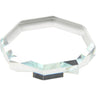 Nail Art Mixing Palette - Crystal Clear Glass - Each