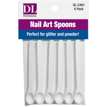 Nail Art Spoons / 6 Pack by DL Professional