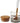 Nail Brush Cleaning Jar with Deep Well - 2.25" by DL Pro