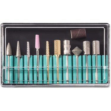 Nail Drill Bit Set / 11 Pieces by Classic Spa