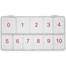 Nail Tip Box - Clear by DL Professional
