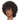 Naomi Manikin Head / 100% Human Hair / 16"-18" Hair Length / Level 2 Black Textured Hair by Diane Mannequins