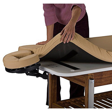 Napa La Mer&trade; Spa and Salon Table with Teak Base / Wet Room Table by Living Earth Crafts