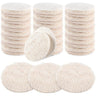 Natural Loofah Exfoliating Face Pads for Spa & Salon - 2.36" Round Natural Loofah Sponges for Gentle Exfoliation / 100 Pack