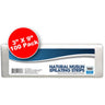Natural Muslin Epilating Strips / 3" x 9" / 100 Count