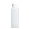 Natural Plastic Bottle with White Spout Cap - 4 oz. / 6 Count