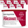 NaturaverdePro - Cream POMEGRANATE WAX with Chamomile Oil - Soft Strip Wax - Made in Italy / Case = 14 oz. - 397 grams Can X 8 Cans