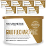 NaturaverdePro - GOLD FLEX HARD WAX - Hard Stripless Wax - Made in Italy / Case = 14 oz. - 397 grams Can X 8 Cans