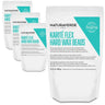NaturaverdePro - KARITE FLEX HARD WAX BEADS - Made in Italy / Case = 35.27 oz. - 1,000 grams Bags X 4 Bags = 8.82 Lbs