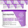 NaturaverdePro - LAVENDER WAX with Chamomile - Soft Strip Wax - Made in Italy / Case = 14 oz. - 397 grams Can X 8 Cans