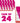 NaturaverdePro - Roll-On DELUXE PINK WAX - Hard Stripless Wax - Made in Italy / Case = 3.38 oz. - 100 grams per Cartridge X 24 Cartridges
