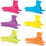 Neon Butterfly Clamps - 3-1/4" Wide / 36 Count by Soft n Style