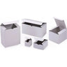 Newberry Collection White Gloss Heavyweight (28pt.) Gift Boxes - 10"W x 4-1/2"L x 4-1/2"H / 1 Case (100 per Case)