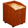 Nina Accessory Cart with Marble Top by Deco Salon Furniture