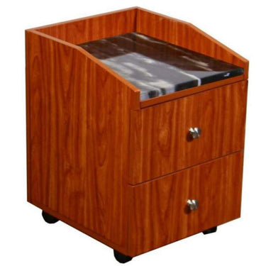 Nina Accessory Cart with Marble Top by Deco Salon Furniture
