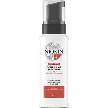 Nioxin Scalp & Hair Leave-In Treatment - STEP 3 - System 4 / For Colored Treated Hair with Progressed Thinning / 6.8 oz. - 200 mL.