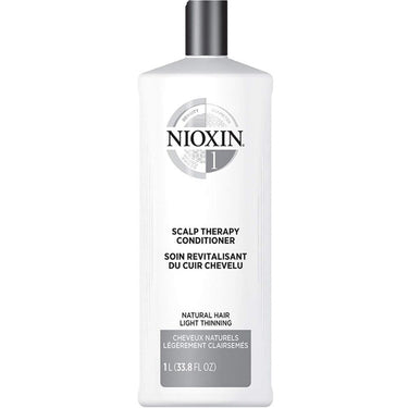 Nioxin Scalp Therapy Revitalizing Conditioner - STEP 2 - System 1 / For Natural Hair with Light Thinning / 33.8 oz. - 1,000 mL.