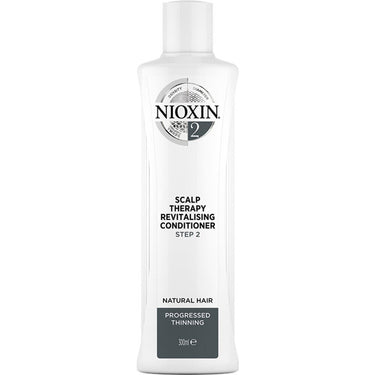 Nioxin Scalp Therapy Revitalizing Conditioner - STEP 2 - System 2 / For Natural Hair with Progressed Thinning / 10.1 oz. - 300 mL.